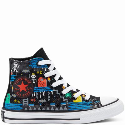 Converse Gamer Chuck Taylor All Star - Lasten Matalavartiset Tennarit - Mustat